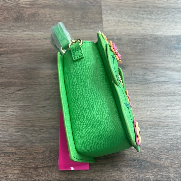 NWT Betsey Johnson Kitsch XO Desert Cactus 3D faux leather crossbody bag - Picture 4 of 14